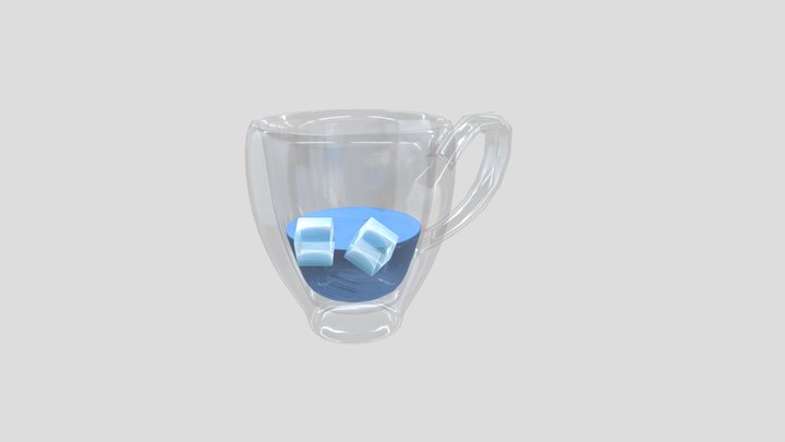 Ice Water 3D Model