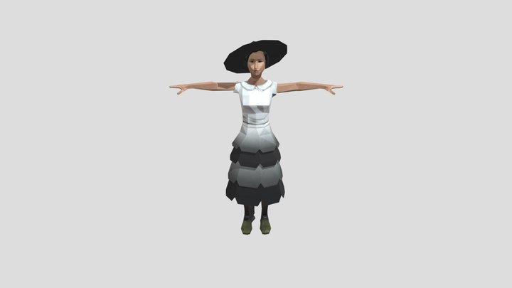 Crowd Female_04 (Pepperland) – Modèle 3D gratuit STL