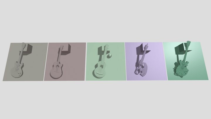 XYZ Домашняя работа [Вторичные формы] 3D Model