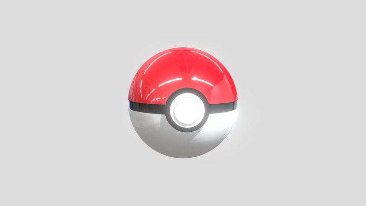 Another Pokeball 3D Model