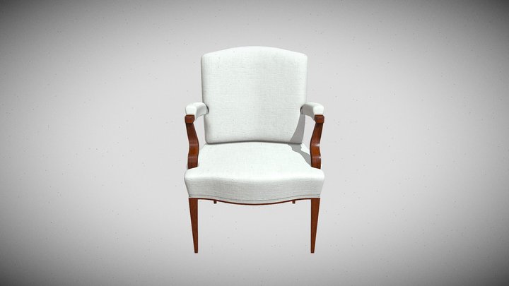 Armed Chair 3D Model