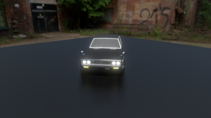 Cool Car Pose 3D Model