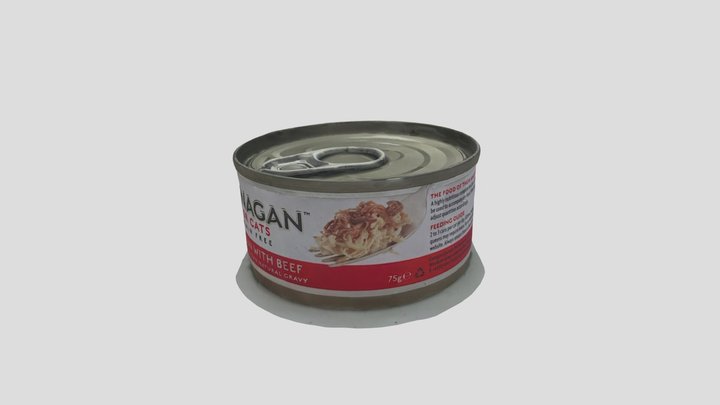 Canagan Chicken with Beef cat food 3D Model
