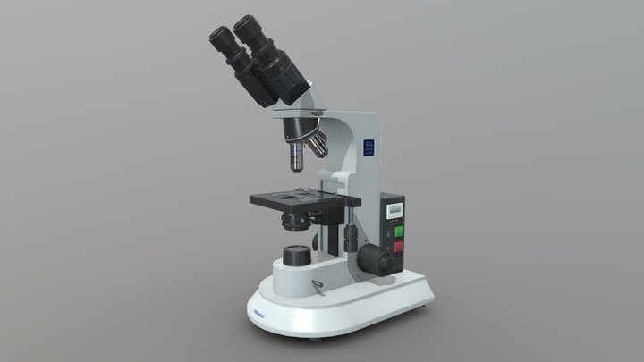 RoschVault Microscope PBR game ready 3D Model