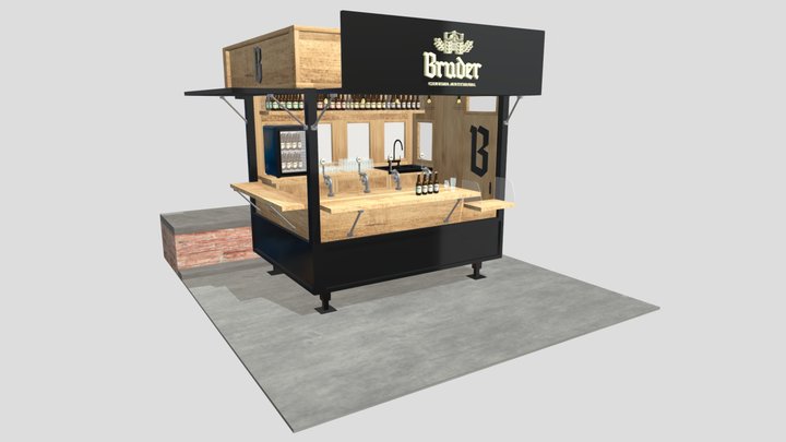 BRUDER Cerveza Artesanal 3D Model