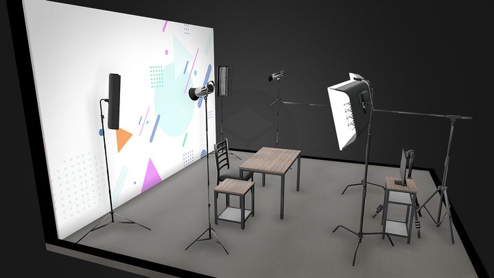 Medium-wide Setup 3D Model