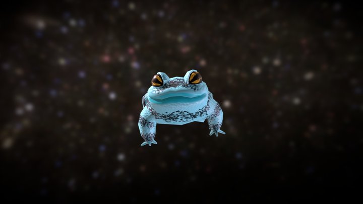 Character tool smaller frog 3D Model