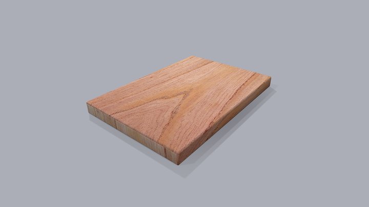 kitchen wooden board tabla madera cocina 3D Model