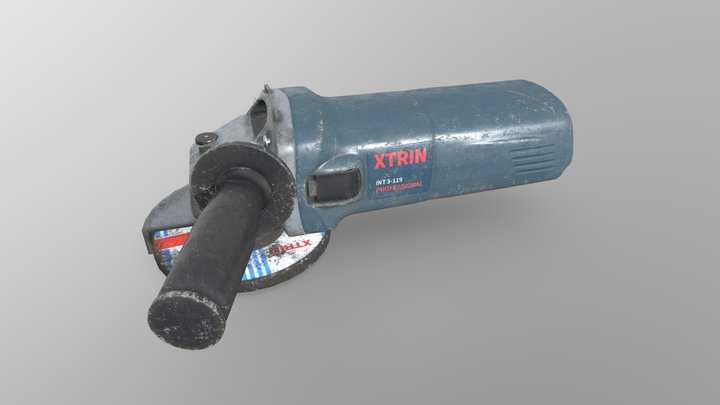 angle grinder 3D Model