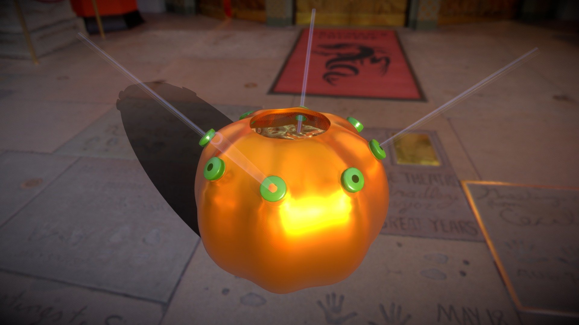 Pumpkin Party Barrel