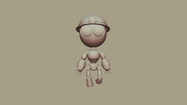 Robot walk 3D Model