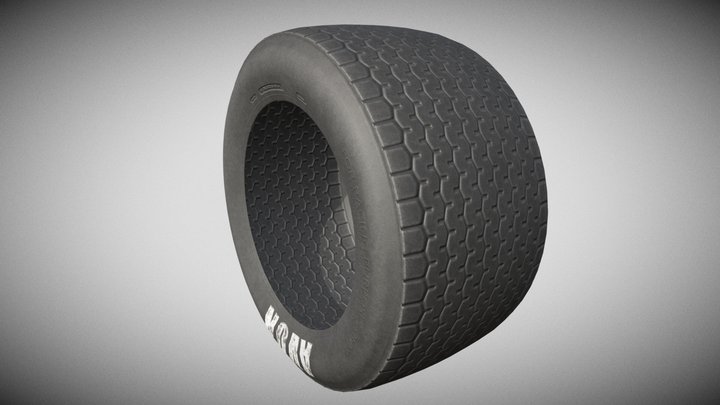 Racing Tire 3D Model
