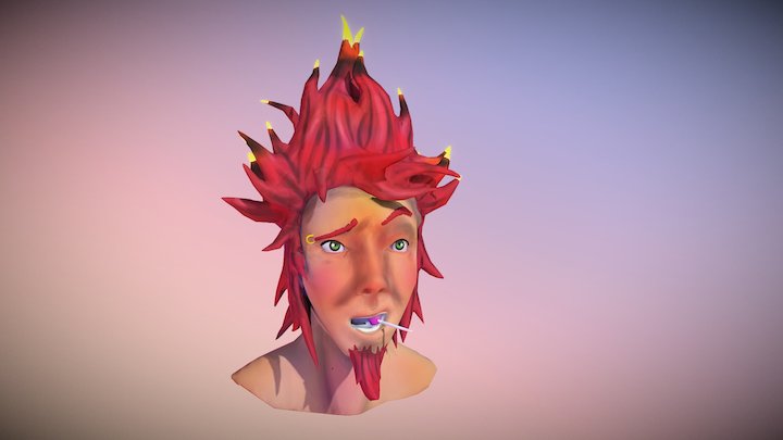 Eruption 3D Model