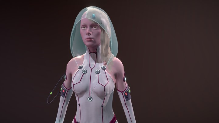 Cyberpunk Alice 3D Model