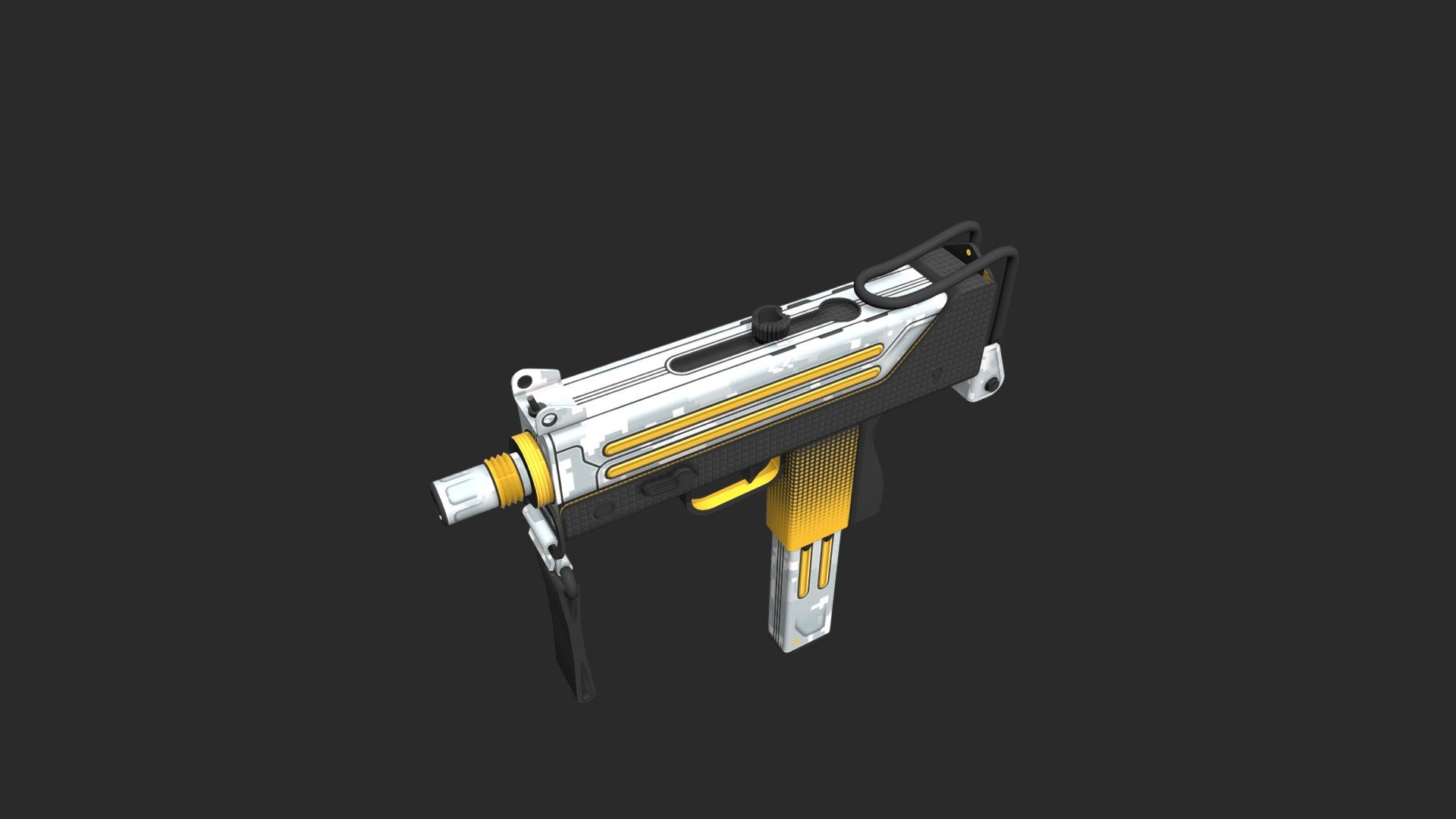 MAC-10 | Slick - 3D model by p1etje2 [4c19a3e] - Sketchfab