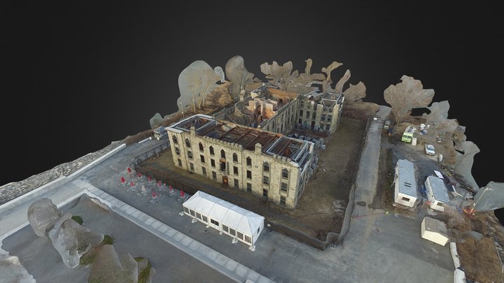 Roosevelt Island Smallpox hospital 3D Model