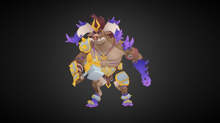 Minotaur boss - Lost Tower Online 3D Model