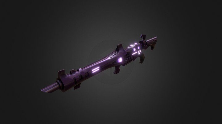 Dark Eldar Shard Carbine 3D Model