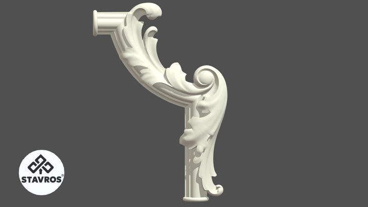 Stavros Molding Overlay 3D Model