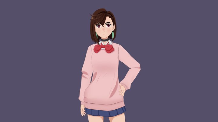 Momo Ayase from DanDaDan 3D Model