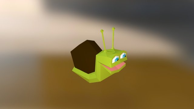 Mauricio, the snail 3D Model