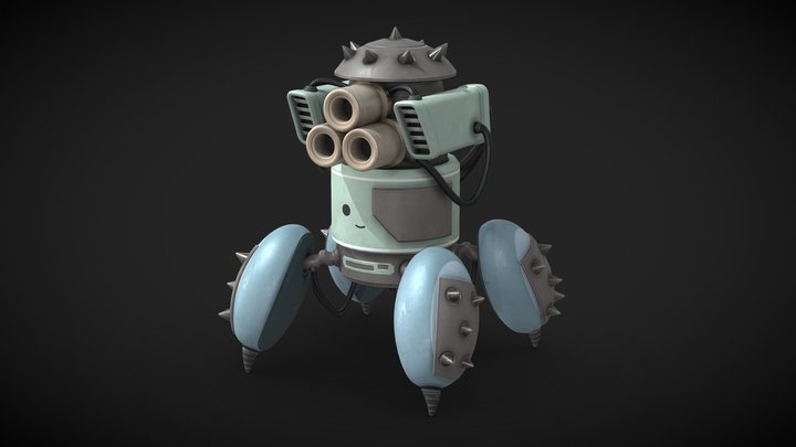Tiny Bot 3D Model
