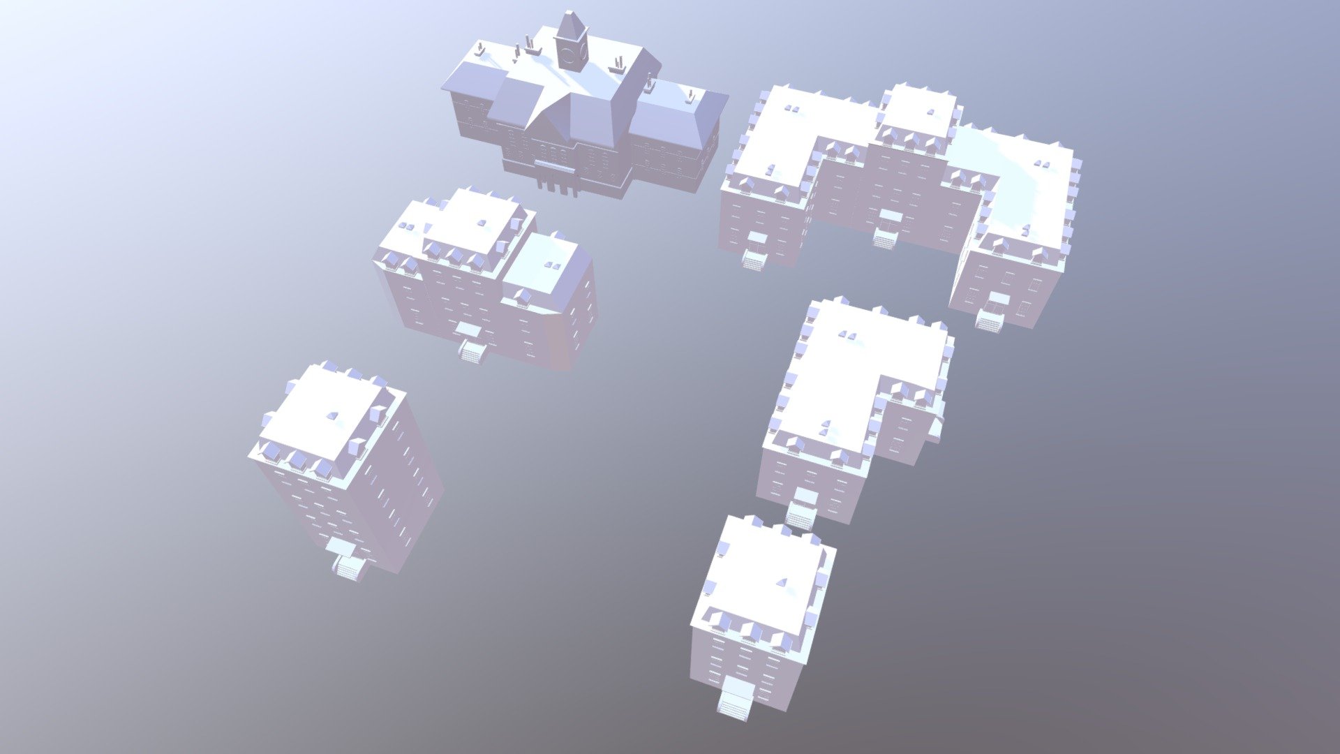 Houses Pack (HPoly)