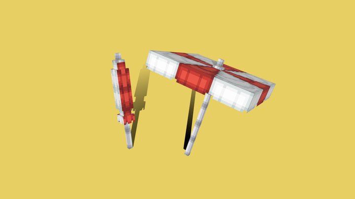 Minecraft Umbrellas 3D Model