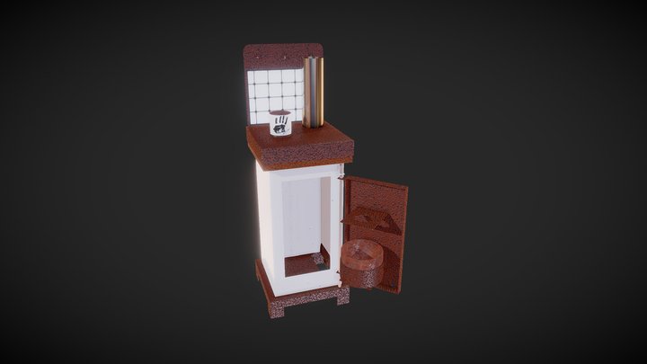 Incense Candle Oven 3D Model