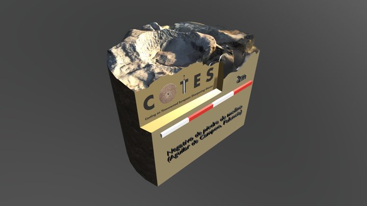 Negativo de piedra de molino (Aguilar de Campoo) 3D Model