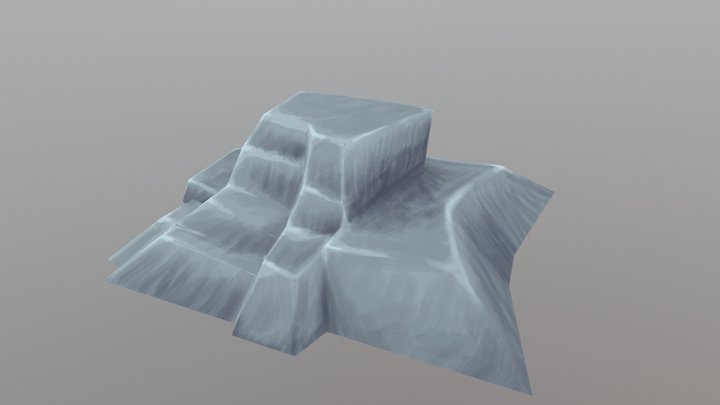 LowPoly Rock 1 3D Model