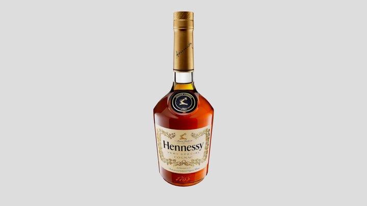 Hennessy Cognac 3D Model
