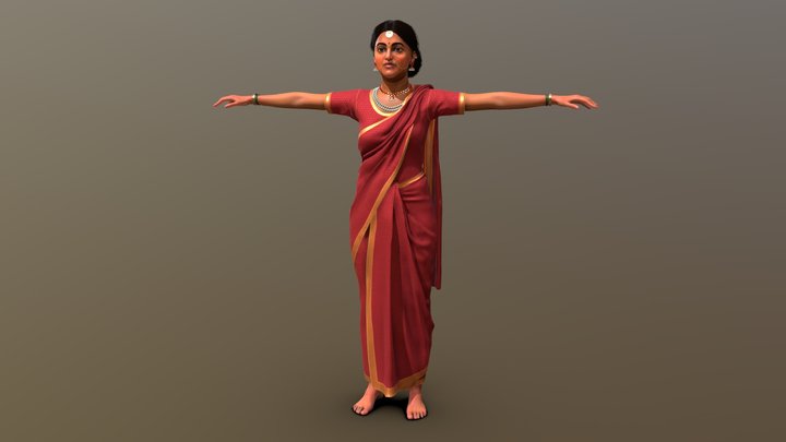 INDIAN_WOMAN 3D Model