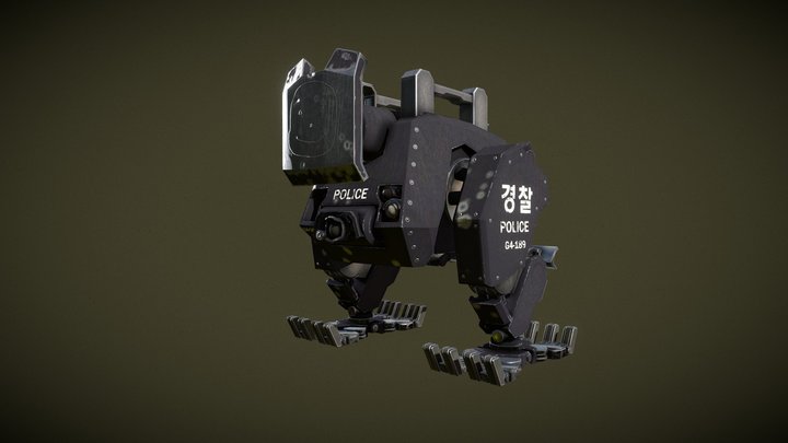 GAP - Polyphemus Breacher Mech 3D Model