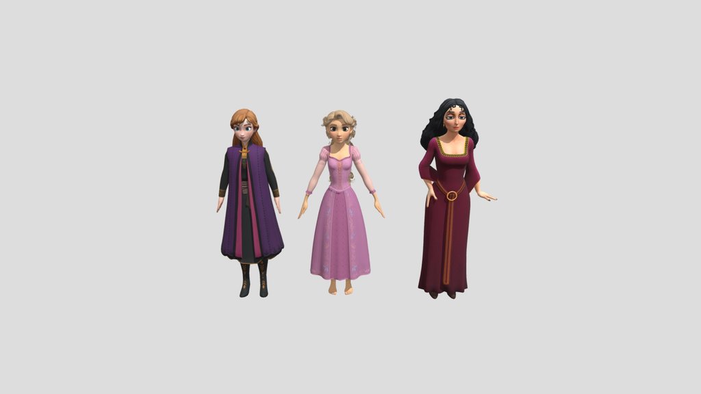 Anna, rapunzel and gothel (DDV 2022)