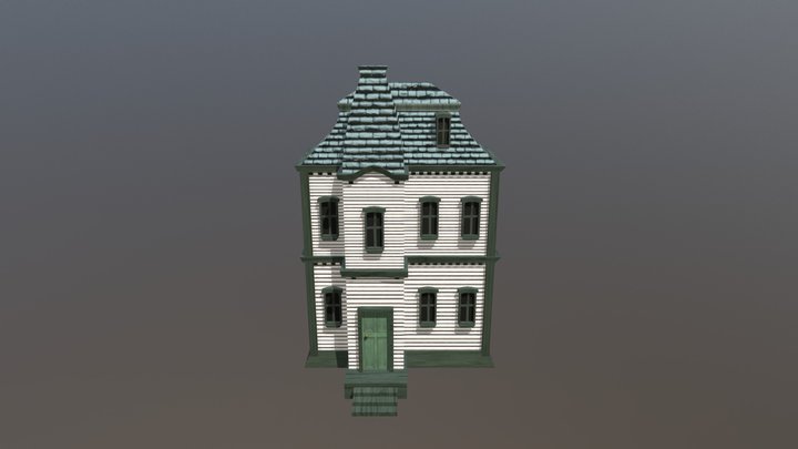 Victorian Style House 3D Model