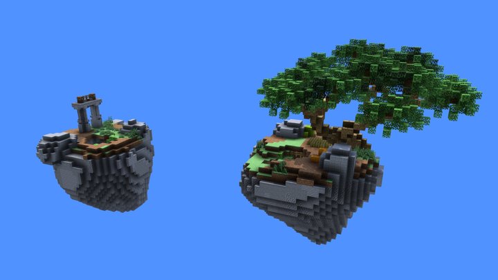 skyblock island 3D Model