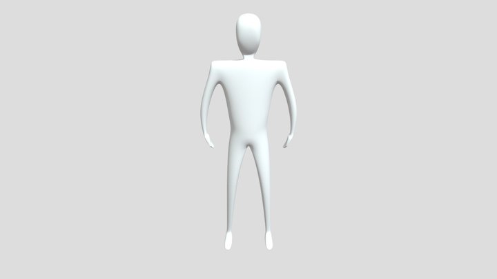 BBASE OF HUMAN MODEL2 3D Model