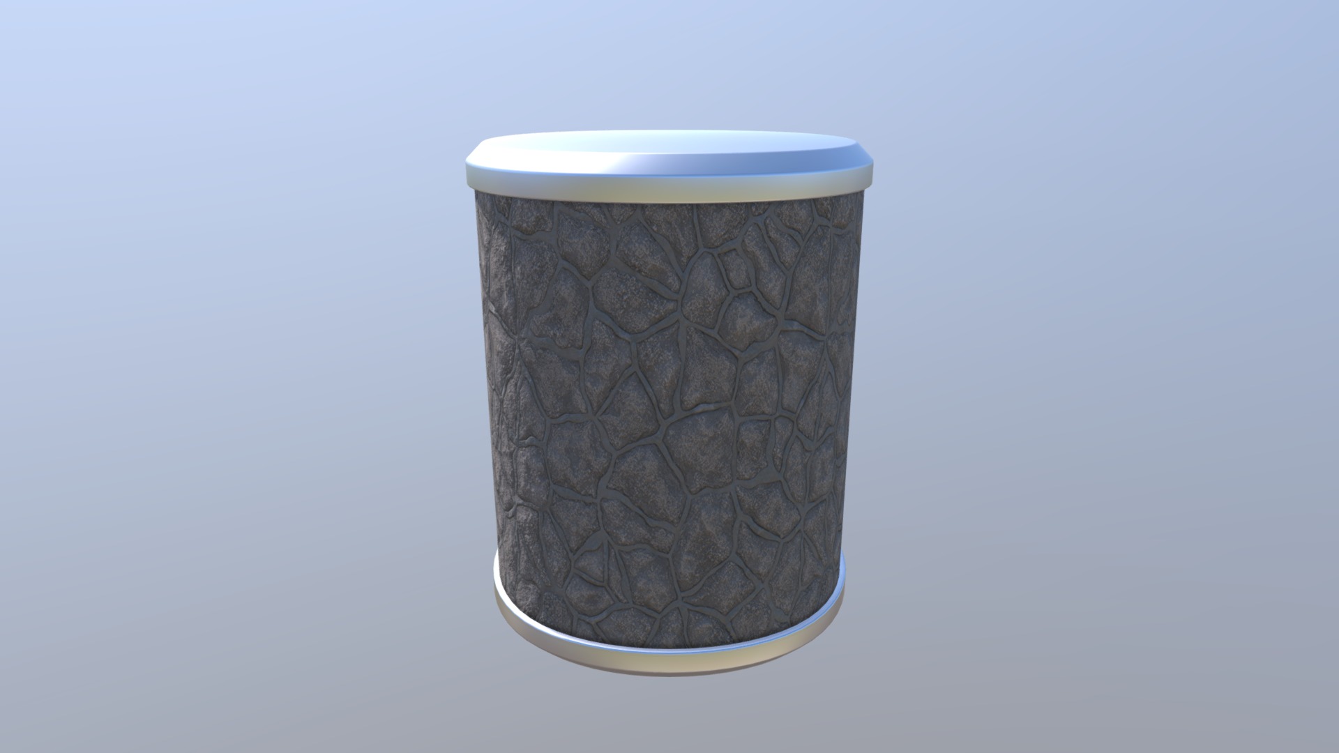 3D model Material - This is a 3D model of the Material. The 3D model is about a glass of brown liquid.