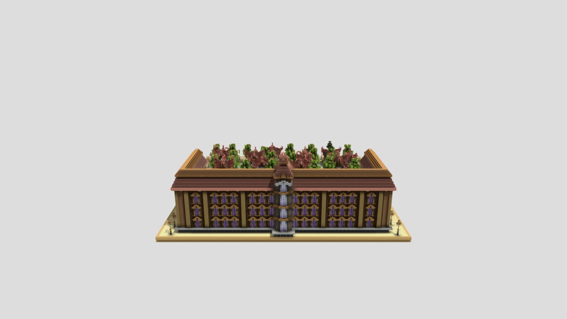 The Sided Structure Spawn - 200x200 - 3D model by Senior Studios ...