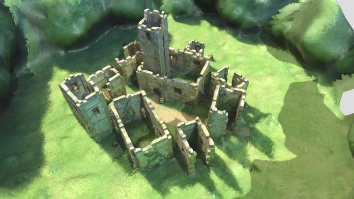 Abandoned Town 3D Model