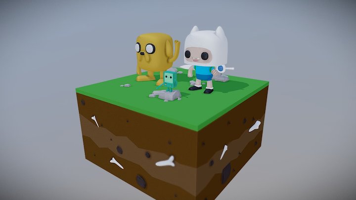 Finn And Jack 3D Model