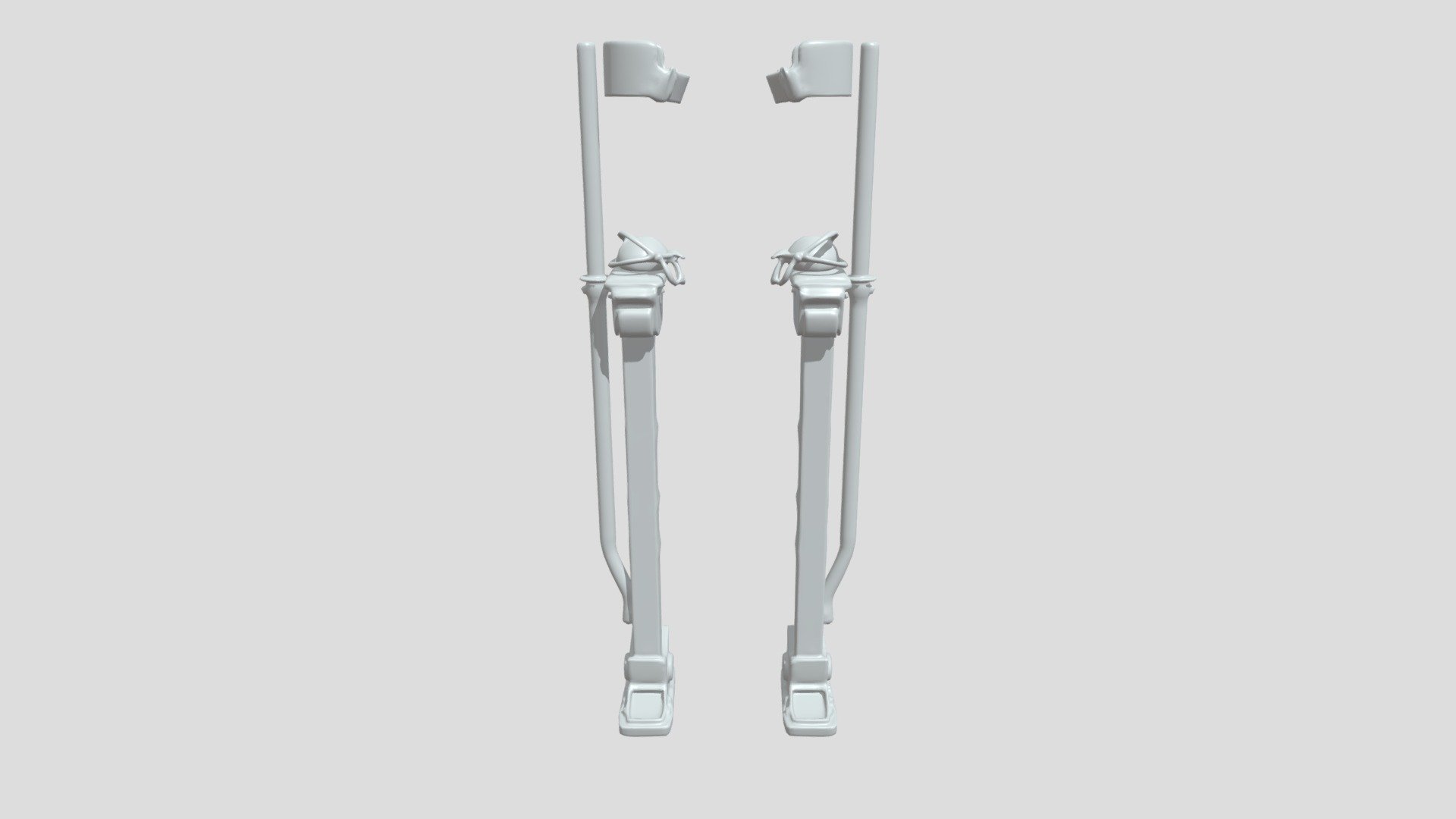 Pair of stilts - 3D model by dvgrubb [4c260ba] - Sketchfab