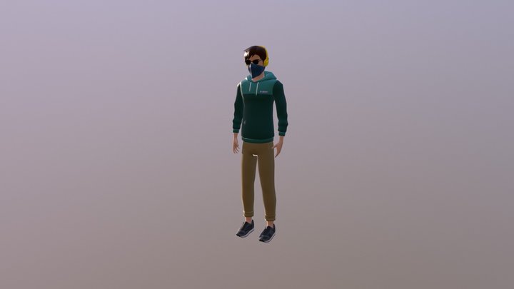 BLIND character 3D Model