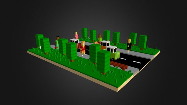 Street 3D Model