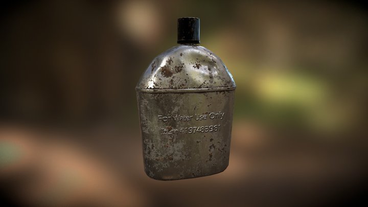Canteen 3D Model