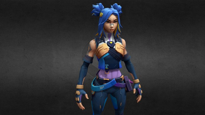 Neon - Valorant 3D Model