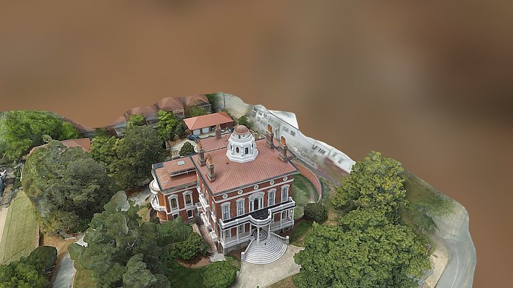 Macon Georgia, Hay House 3D Model