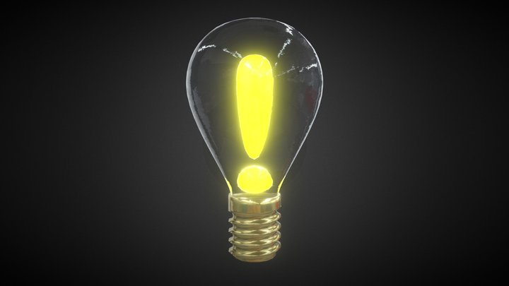 Idea lamp 3D Model