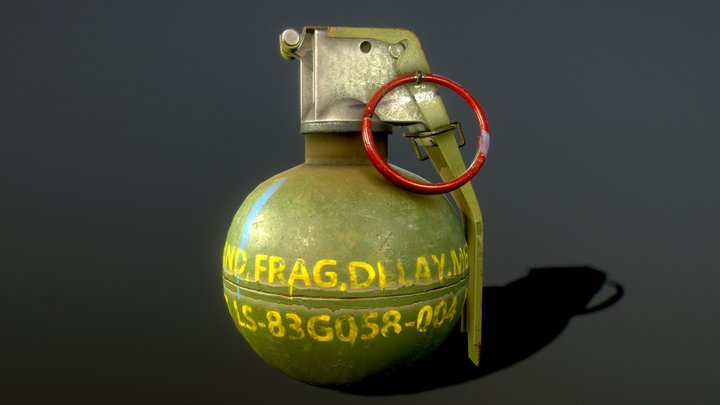 Grenade m67 3D Model
